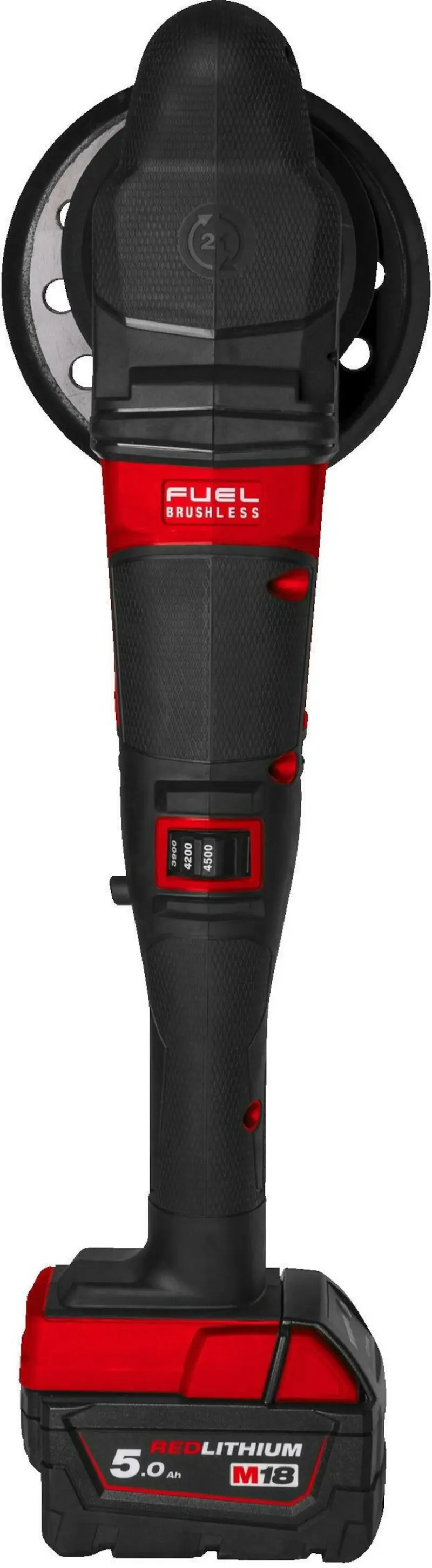 Aku excentrická leštička Milwaukee M18 FROP21-0X, leštící bruska 150 mm, bez aku, 4933478836 (MI4933478836)